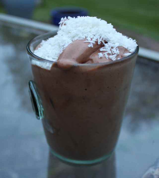 Chocolate banana ice cream