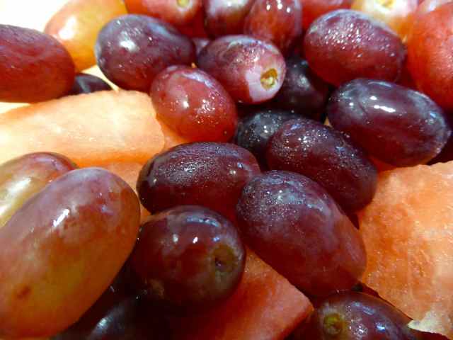 grapes and watermelon