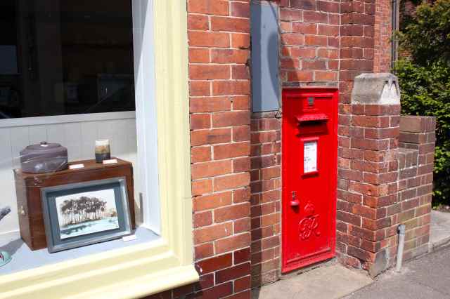 red post box
