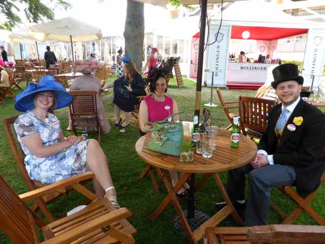 beer at Ascot