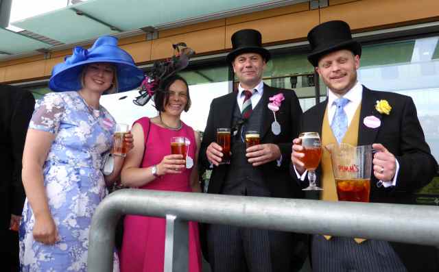 Pimms at Ascot