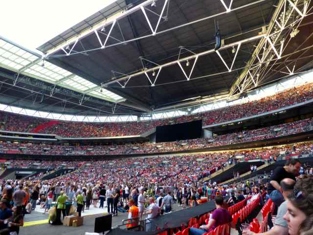Inside Wembley