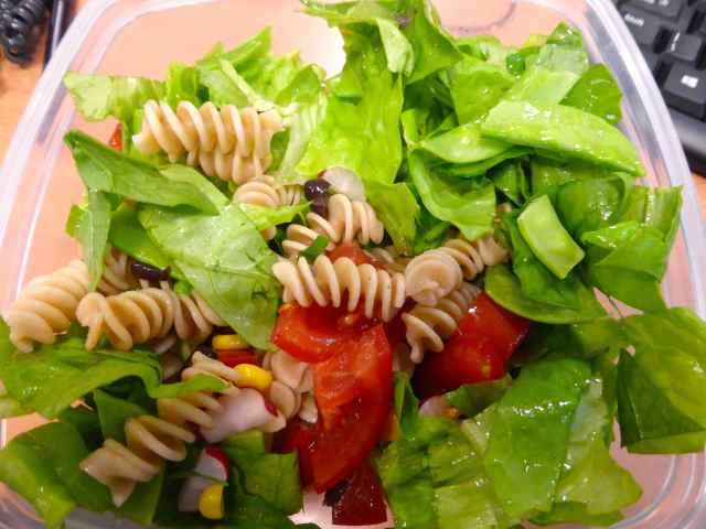 pasta and salad 1
