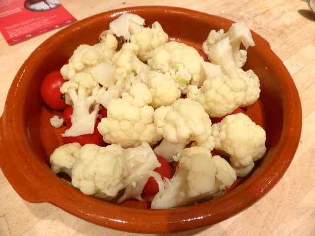 cauliflower and tomato
