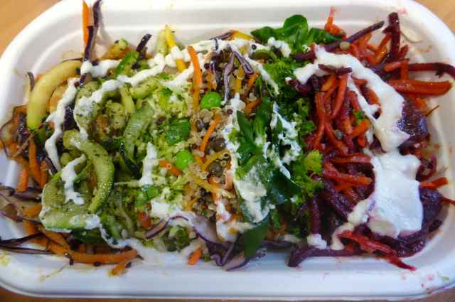 Planet Organic salads