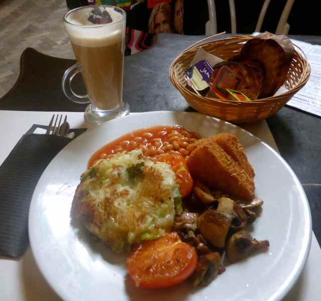 Belgian Bar breakfast