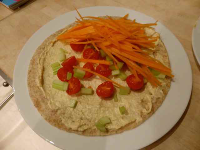 houmous wrap