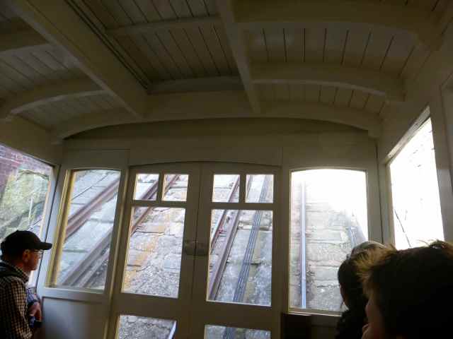 inside the East Cliff lift