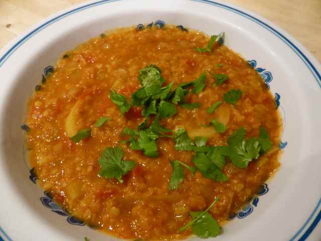 red lentil soup March
