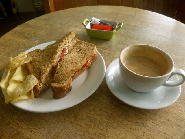 roast veg and humous